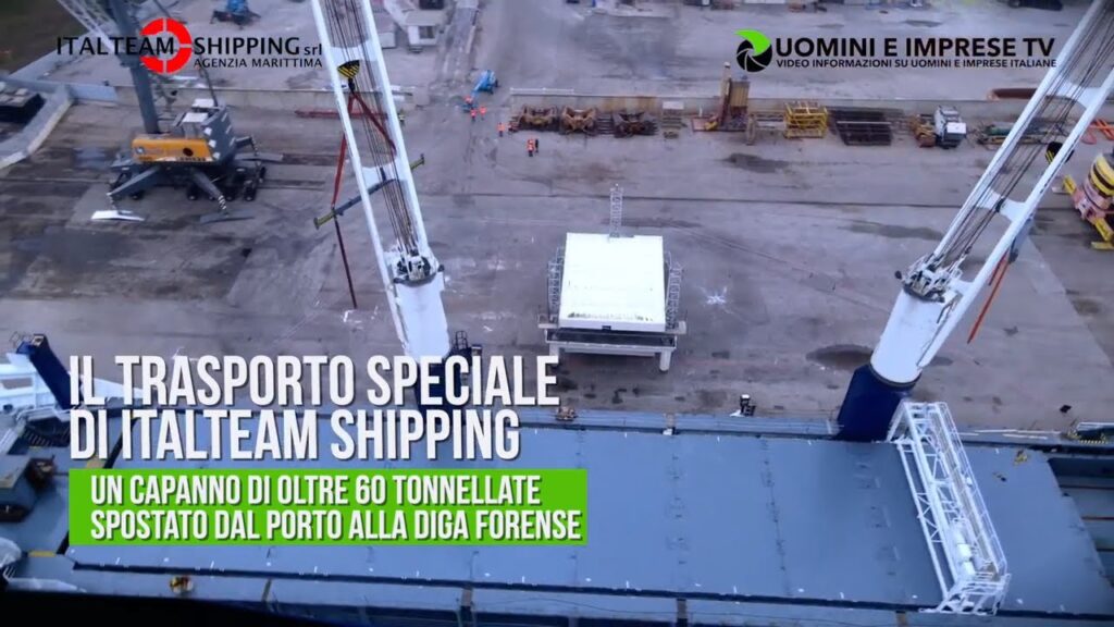 Al Porto di Ravenna il mega trasporto di un capanno da pesca: intervista a Pietro Mazzotti di Italteam Shipping